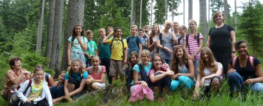 Schuljahresabschluss der Klasse 6c im Naturfreundehaus „Rote Grube“