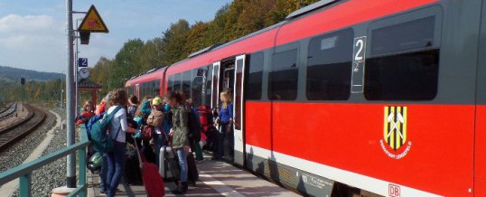 Schüler aus Bad Windsheim in Schwarzenberg