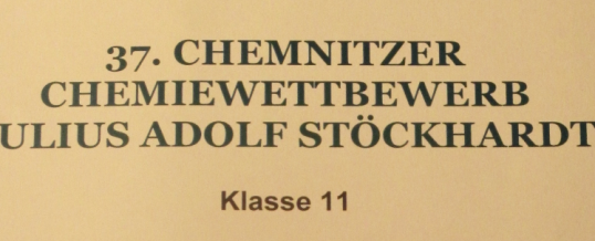 Stöckhardt-Wettbewerb Chemie Klasse 11