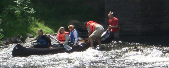 Paddeltour der 08C auf der Mulde