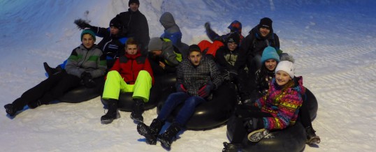 „Snowtubing“ im Erzgebirge