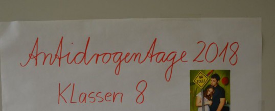 „Jeder kann Drogen verfallen…das wühlt auf“ – Antidrogentage der Klassen 8