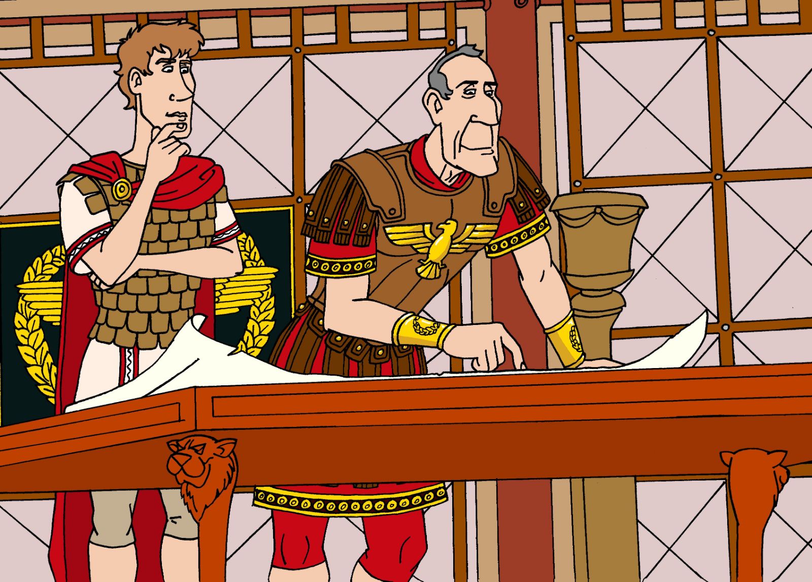 Caesar und Octavian BertoltBrechtGymnasium Schwarzenberg