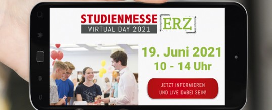 StudienmesseERZ – virtualDay 2021, am 19.06.2021