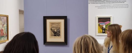 Rückblick: Kunstexkursion der Zwölfer zur Edvard-Munch-Ausstellung „Angst“