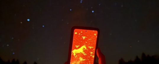 Himmelsbeobachtung in freier Natur